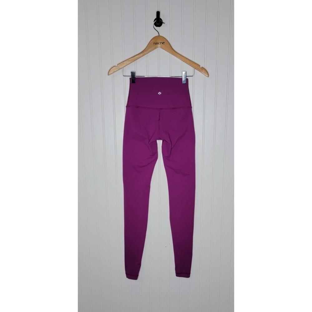 Lululemon Wunder Under Leggings High Rise 30" Inseam Women's Size 2 Purple - Picture 3 of 7